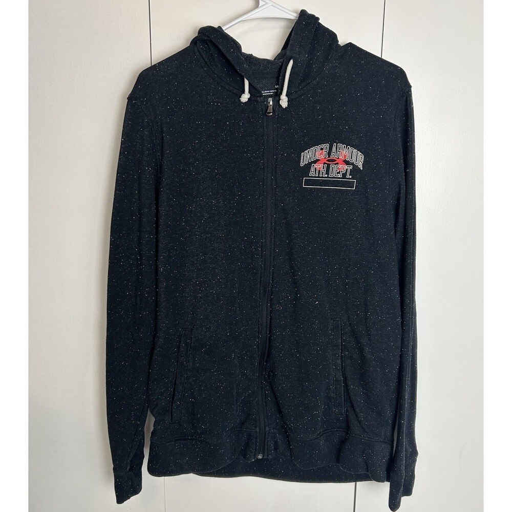 Under Armour UA Men’s Rival Terry Sweatshirt Jacket Full Zip Hoody Hoodie Sz L